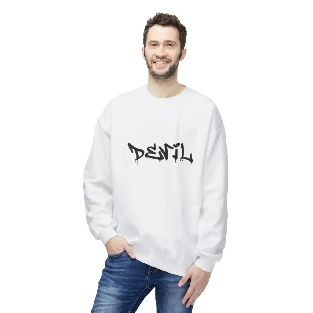 Devil-Unisex Midweight Softstyle Fleece Crewneck Sweatshirt