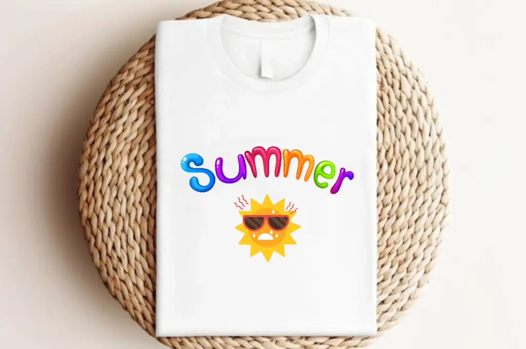 Summer Vibes Unisex Moisture Wicking Tee, Beach Shirt, Vacation Apparel, Summer