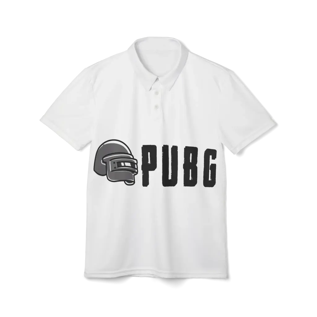 PUBG-Themed Custom All-Over Print Polo Shirt