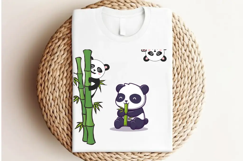 Cute PANDA Premium Unisex Soft-Style T-Shirt